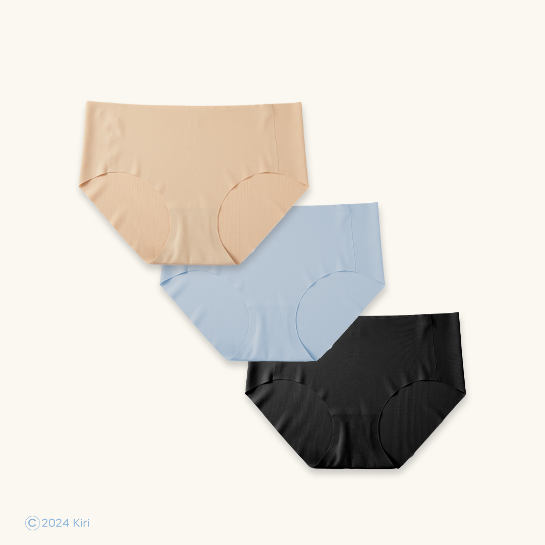 Daily Antibacterial Panty Bundle Set (Set of 3) - Kiri