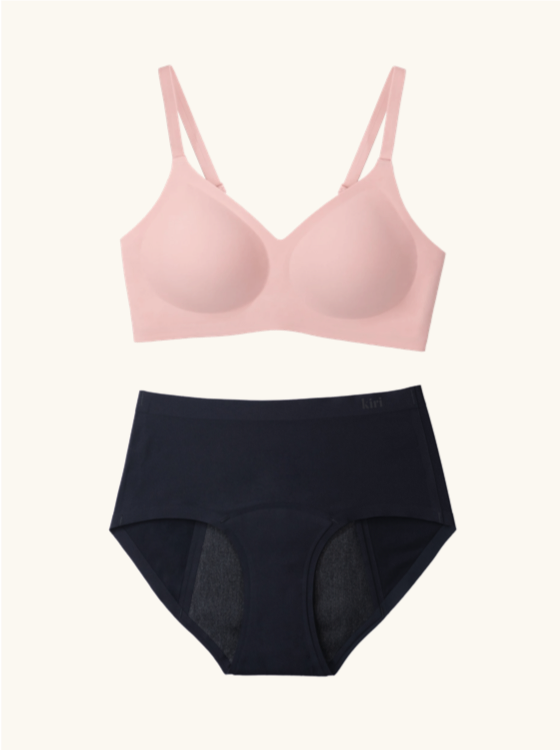 Kiri Heather Pink Bra & Panty Bundle Set - Kiri