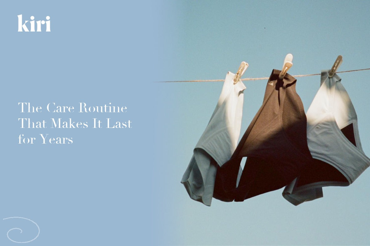 How to Wash and Care for Period Underwear