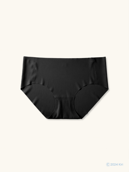 Selene Black Daily Mid-Waist Antibacterial Panty