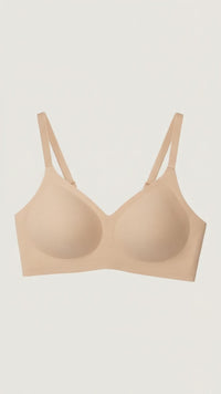Kiri Charlotte Nude wireless bra, front and back