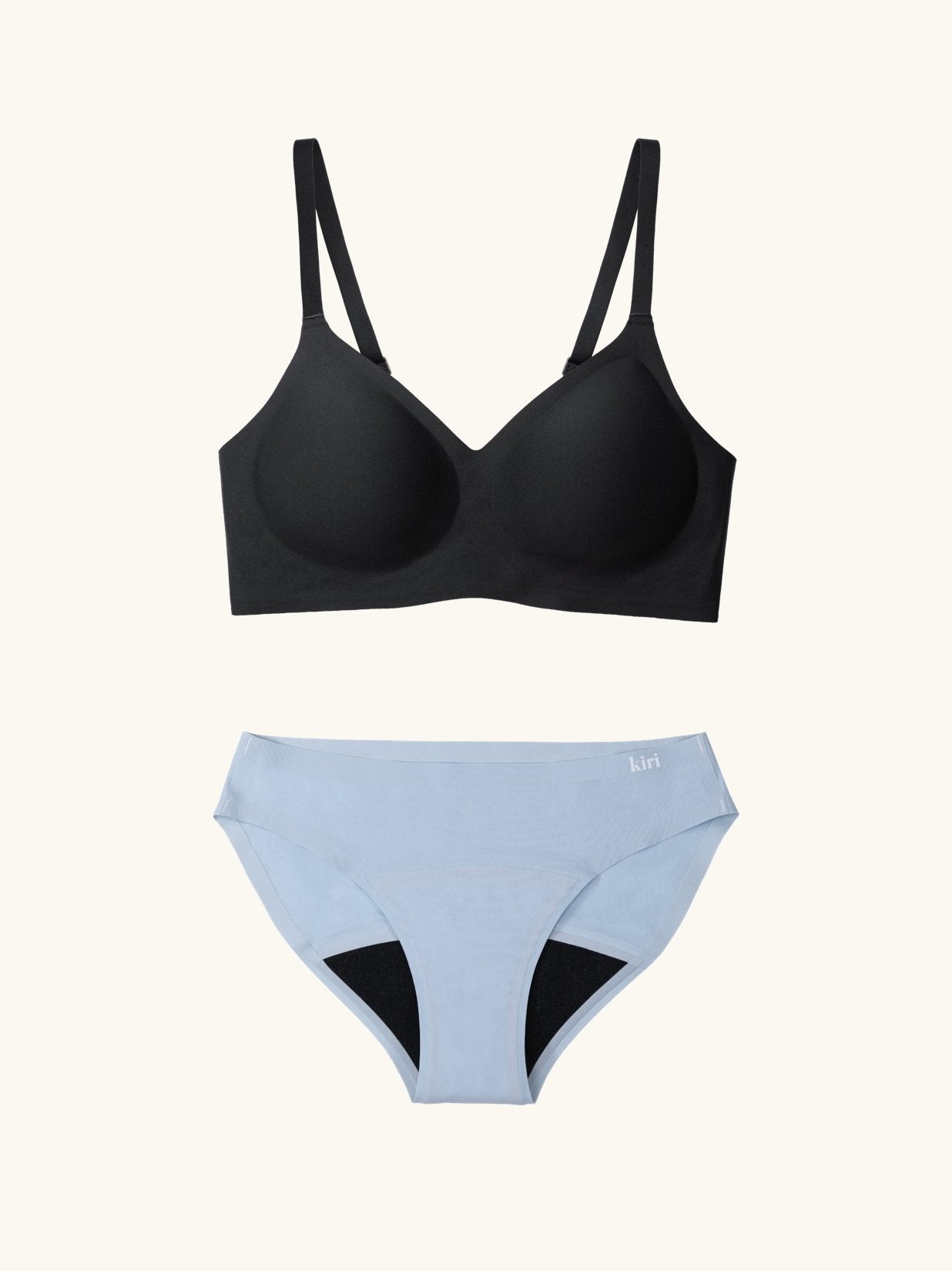 Buy LAIKA KIMI Non Wired Bra And Panty Set (Black) at Lowest Price in  Pakistan